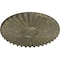 Ekena Millwork Shakuras Ceiling Medallion (For Canopies up to 5"), 19 3/4"OD x 1 3/8"P, Witch Hazel Crackle CM20SHWHC - alternate 3